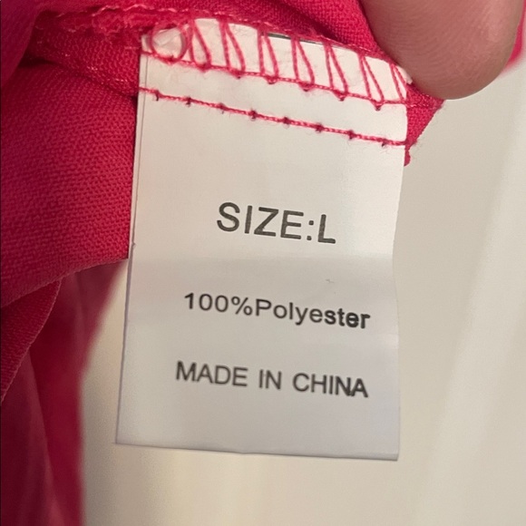 Women's Ruffled Red Top - Picture 2 of 4